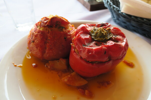 Stuffed Tomatoes and Peppers