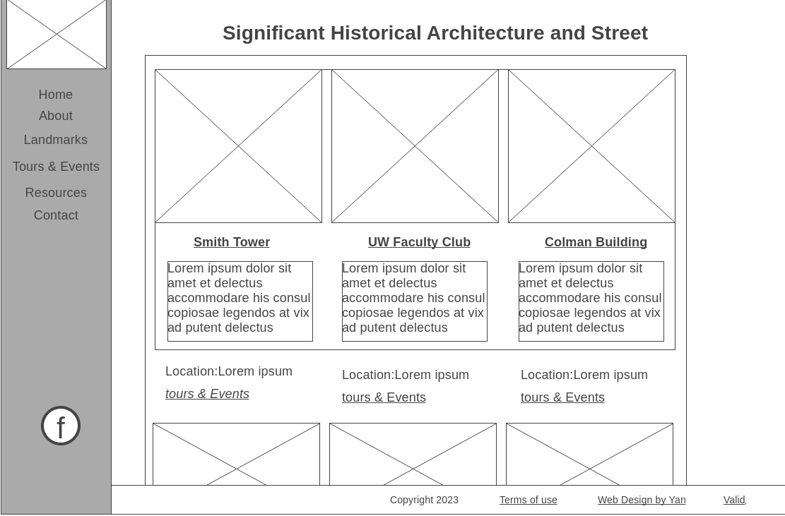 Wireframe Inner-page